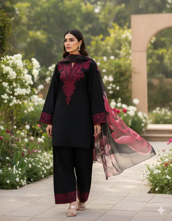Zaroon Embroidered 3pc